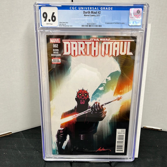 Darth Maul #2 (2017) CGC 9.6