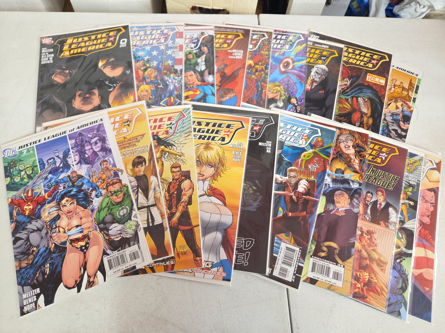 Justice League of America #0-16 - Bonus issue & #7 & #1 Variants - DC Comics