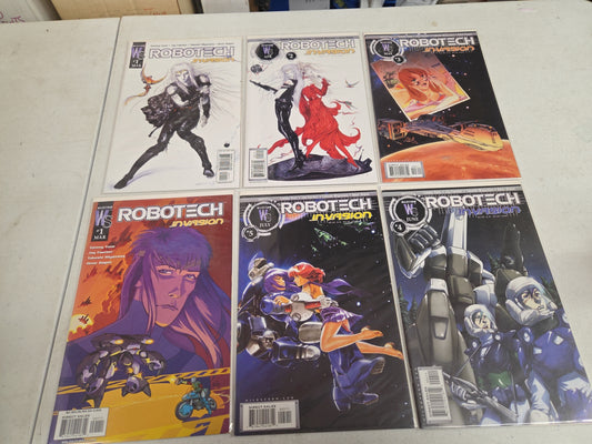 Robotech Invasion #1-5 (2003 WildStorm) Complete Mini Series Anime Sci-Fi