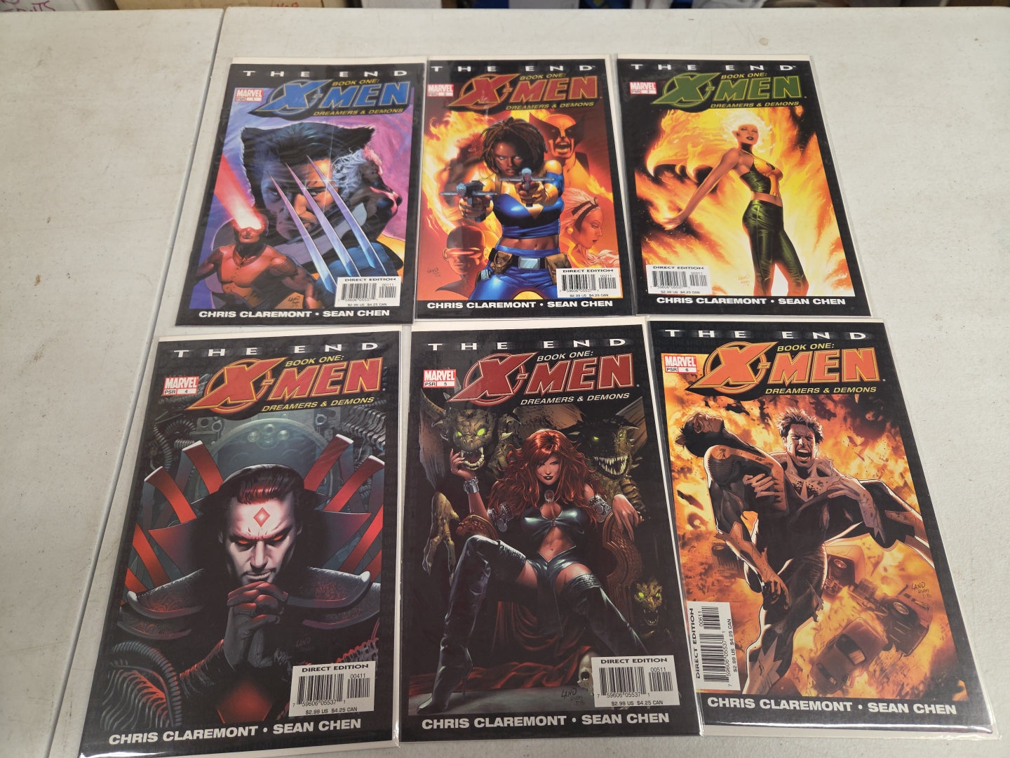 Book One: X-Men Dreamers & Demons #1 - #6   (2004 Marvel) Complete Series