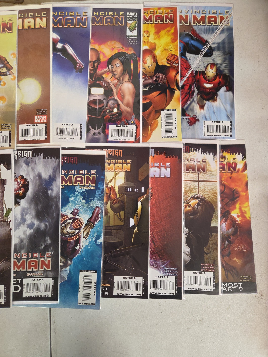 Marvel: Invincible Iron Man Vol. 1 (2008) #1-33, w/annual