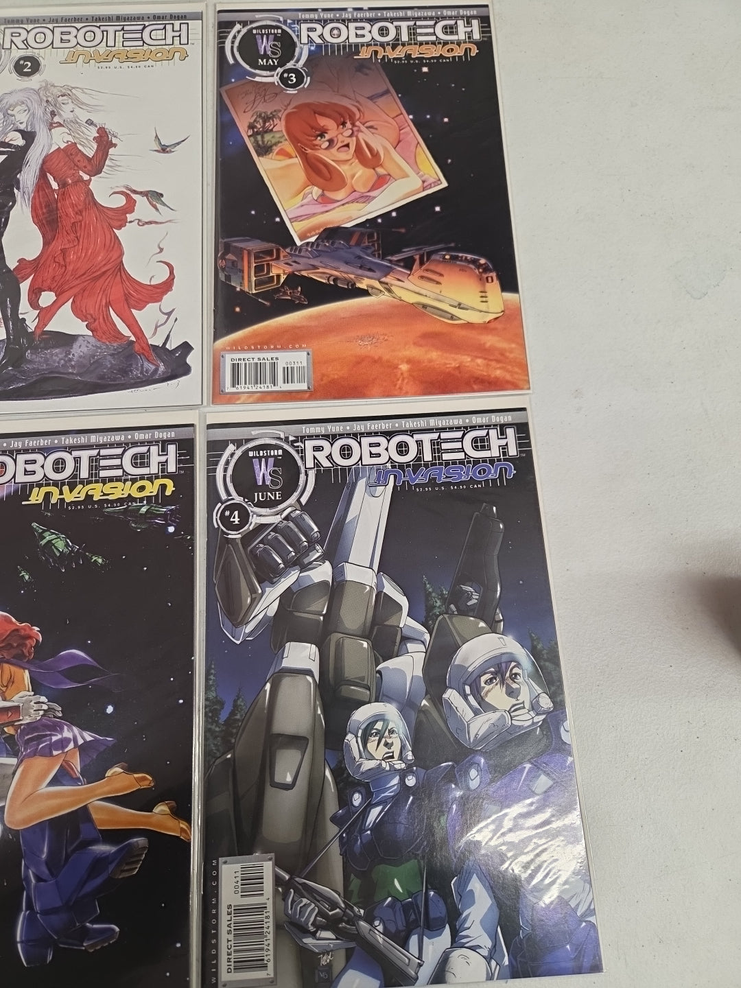 Robotech Invasion #1-5 (2003 WildStorm) Complete Mini Series Anime Sci-Fi