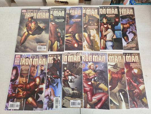 The Invincible Iron Man Vol 4 #1,2,3,4,5,6  Complete Extremis Story 2005