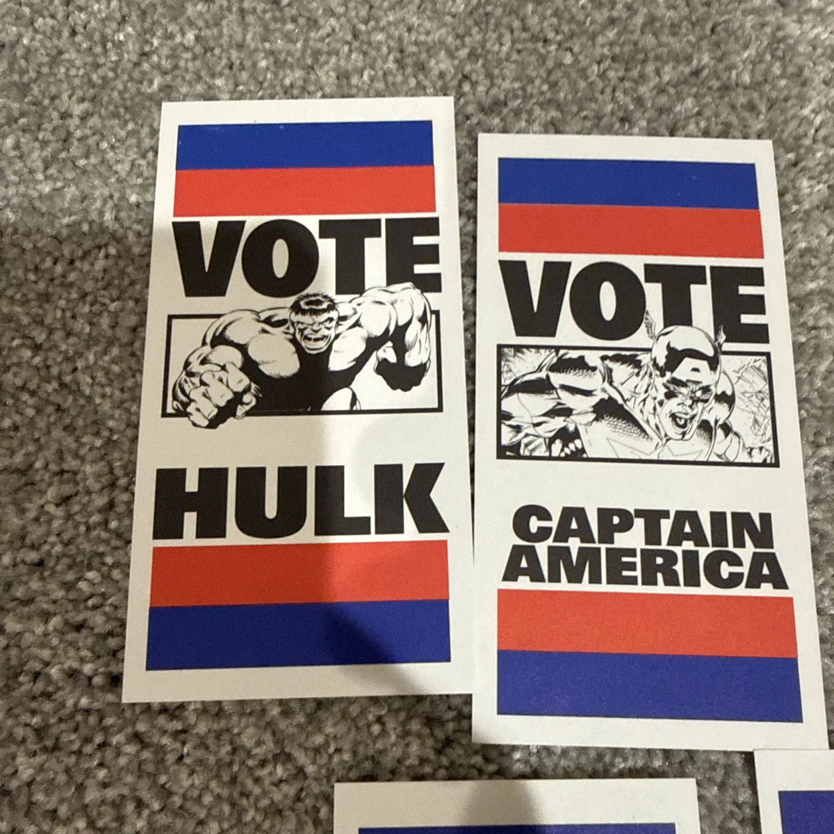 DC VERSUS MARVEL '95 Promos: Vote Marvel Spider-man Hulk Storm Wolverine Captain
