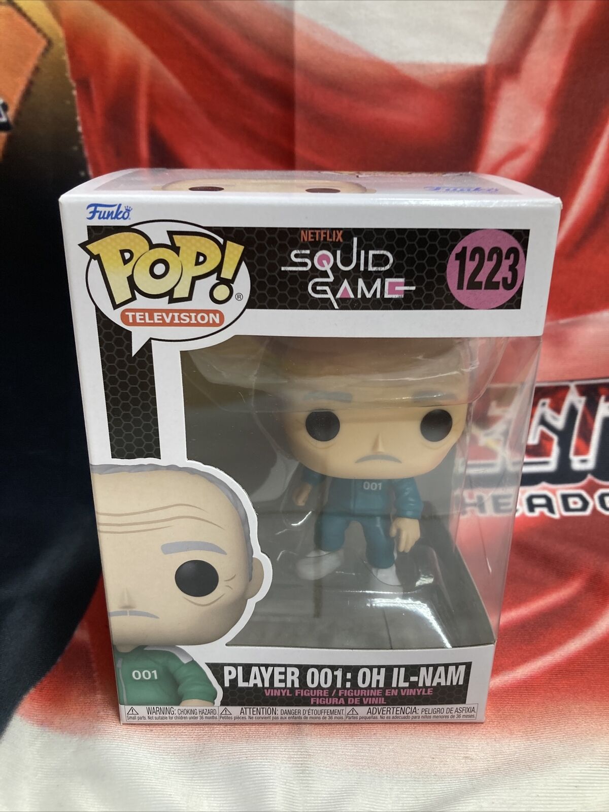 Funko Pop! TV: Squid Game - Il-Nam (Player 001) Vinyl Figure.