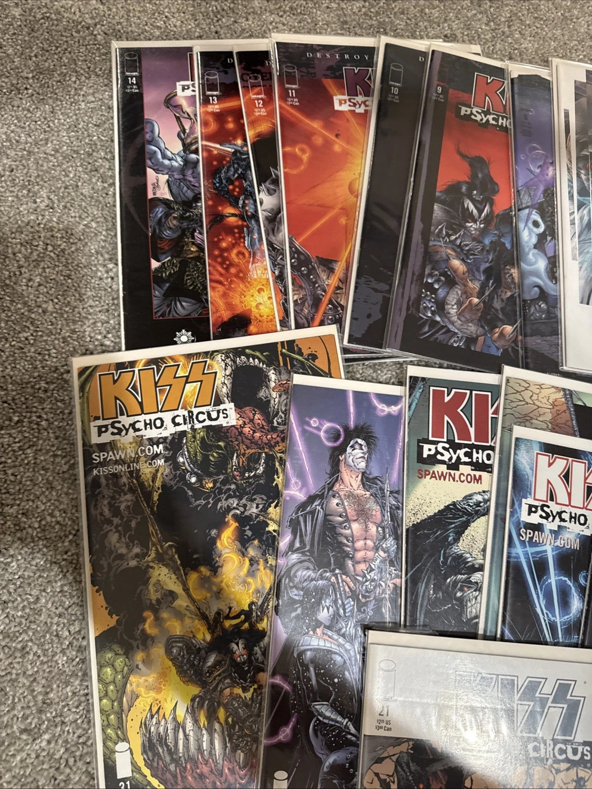 KISS PSYCHO CIRCUS #1-31 IMAGE COMICS 1997 HIGH GRADE SET (31)