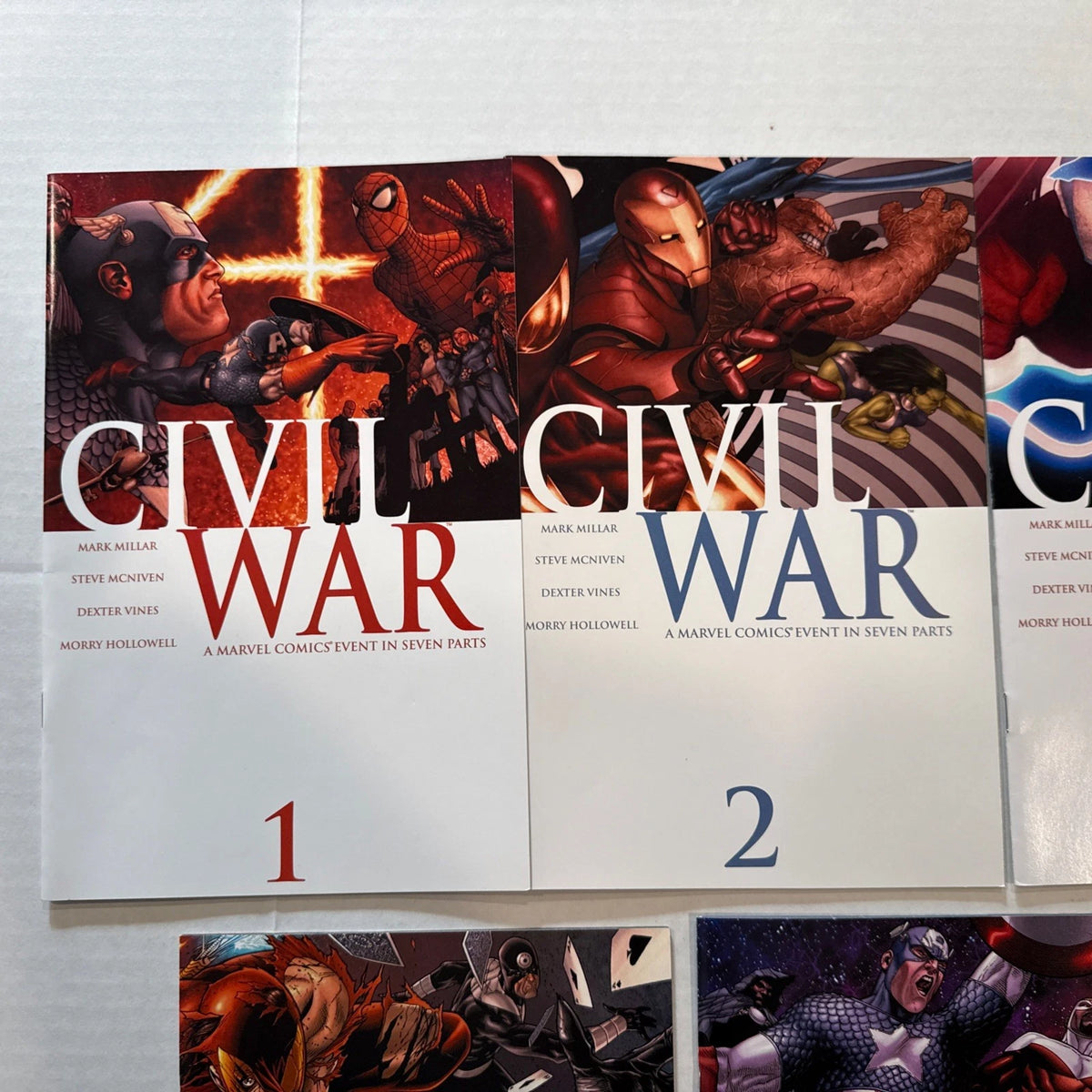 Marvel Civil War (2006) #1–7 Complete Set – Mark Millar & Steve McNiven