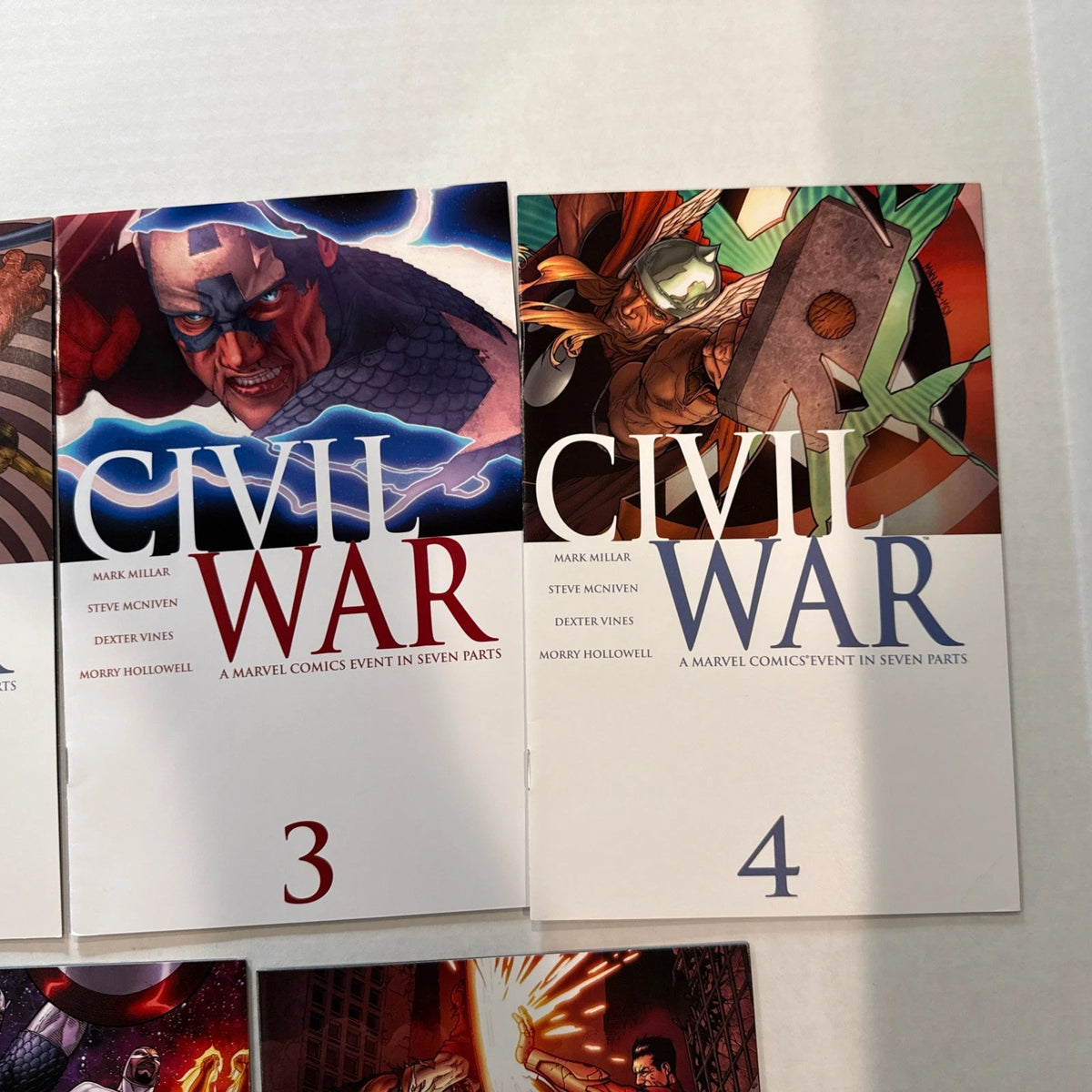 Marvel Civil War (2006) #1–7 Complete Set – Mark Millar & Steve McNiven