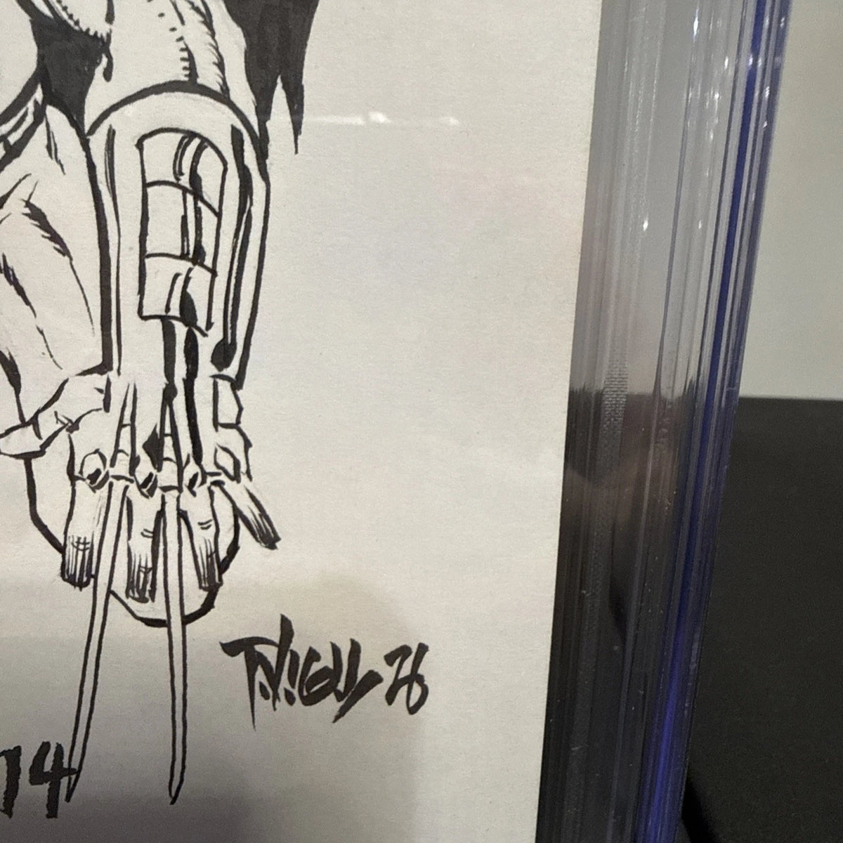 FAUST # 14 CGC 9.6 SS SIGNED AND SKETCHED TIM VIGIL VERY LOW PRINT BLANK COVER