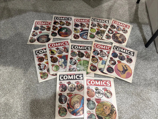 DC Wednesday Comics #1-12 Complete Set 2009 Oversized Anthology Azzarello Gaiman