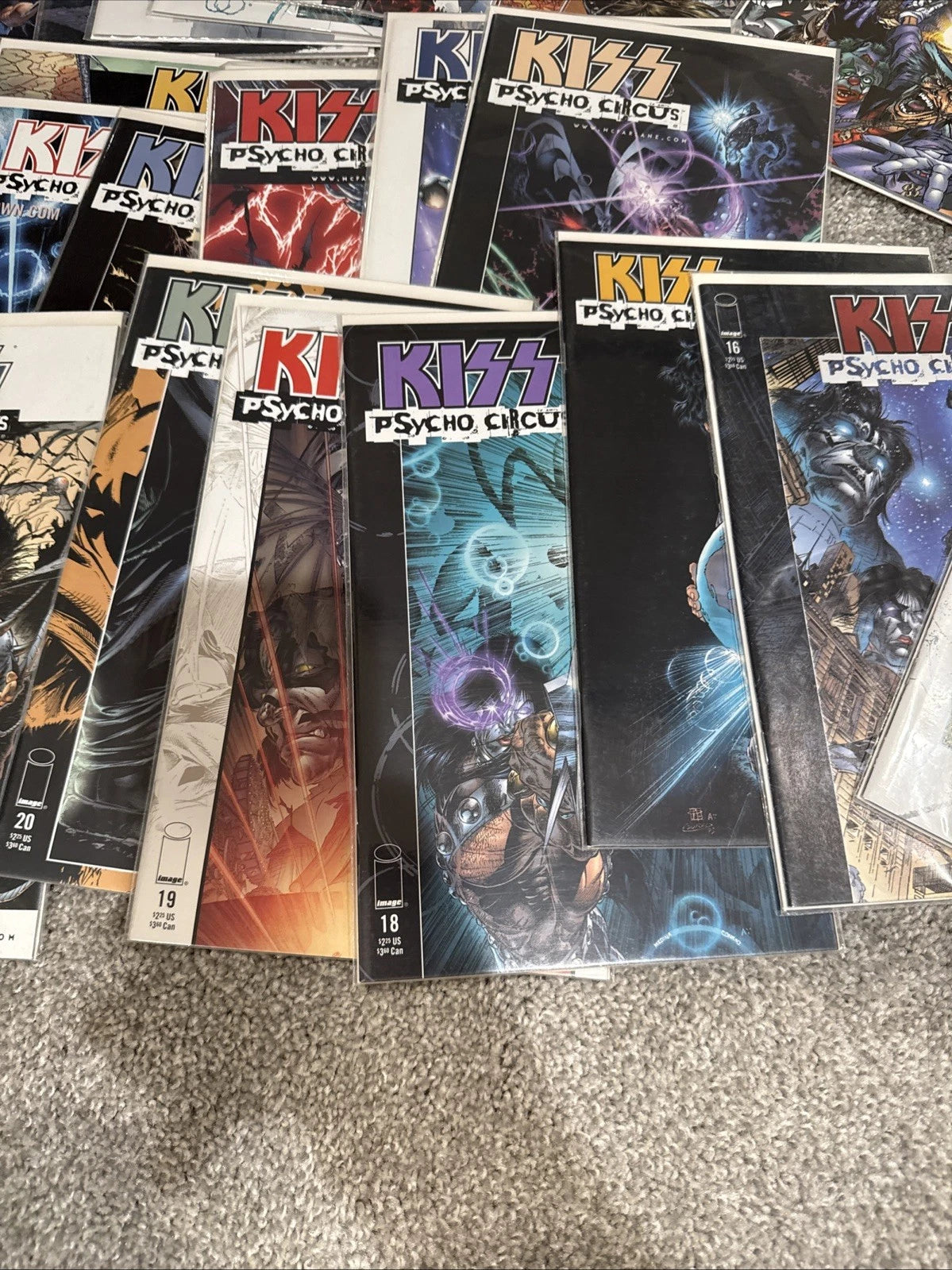 KISS PSYCHO CIRCUS #1-31 IMAGE COMICS 1997 HIGH GRADE SET (31)