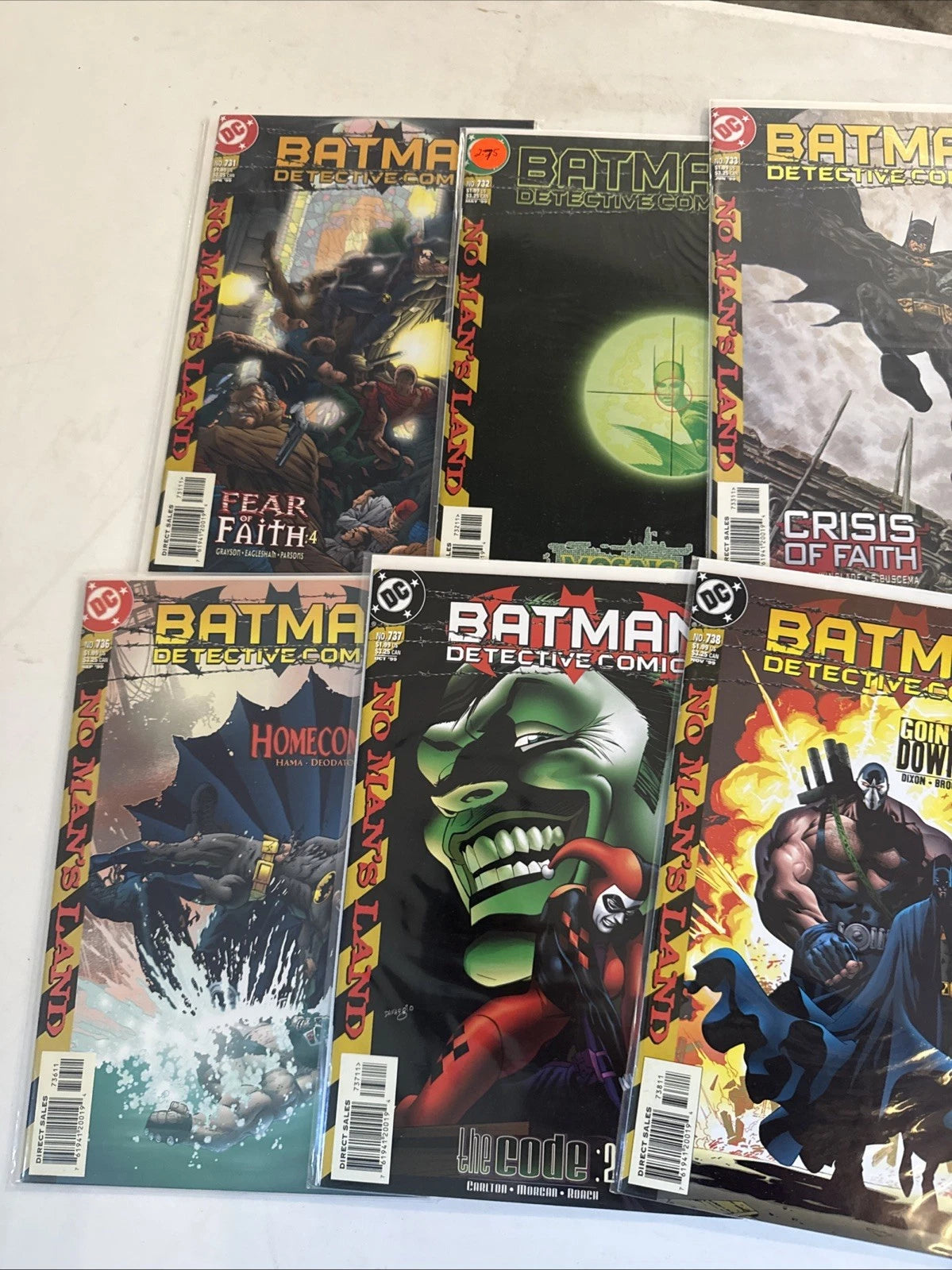 Batman Detective Comics Road to No Man’s Land Lot #731-745 DC Comics 2nd App