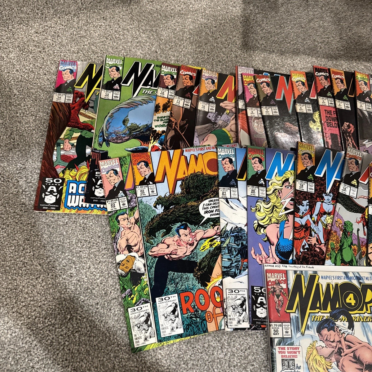 NAMOR (1990 Marvel) -- #1-25 +#50