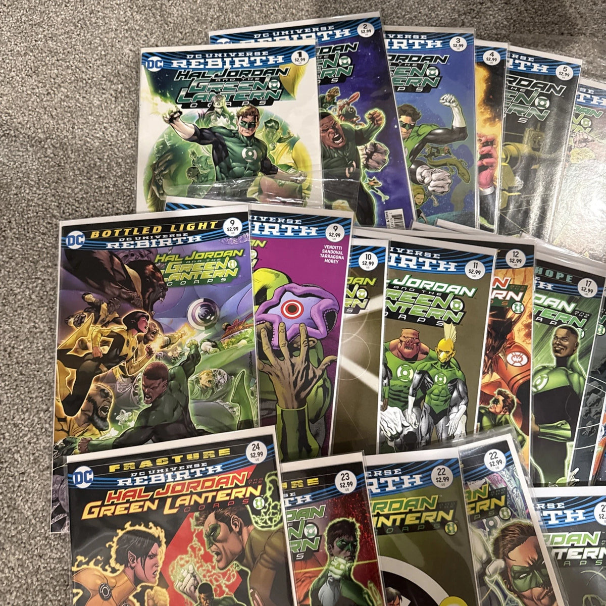 Hal Jordan & Green Lantern Corps Rebirth 1 #1-50 Complete Run With Variants