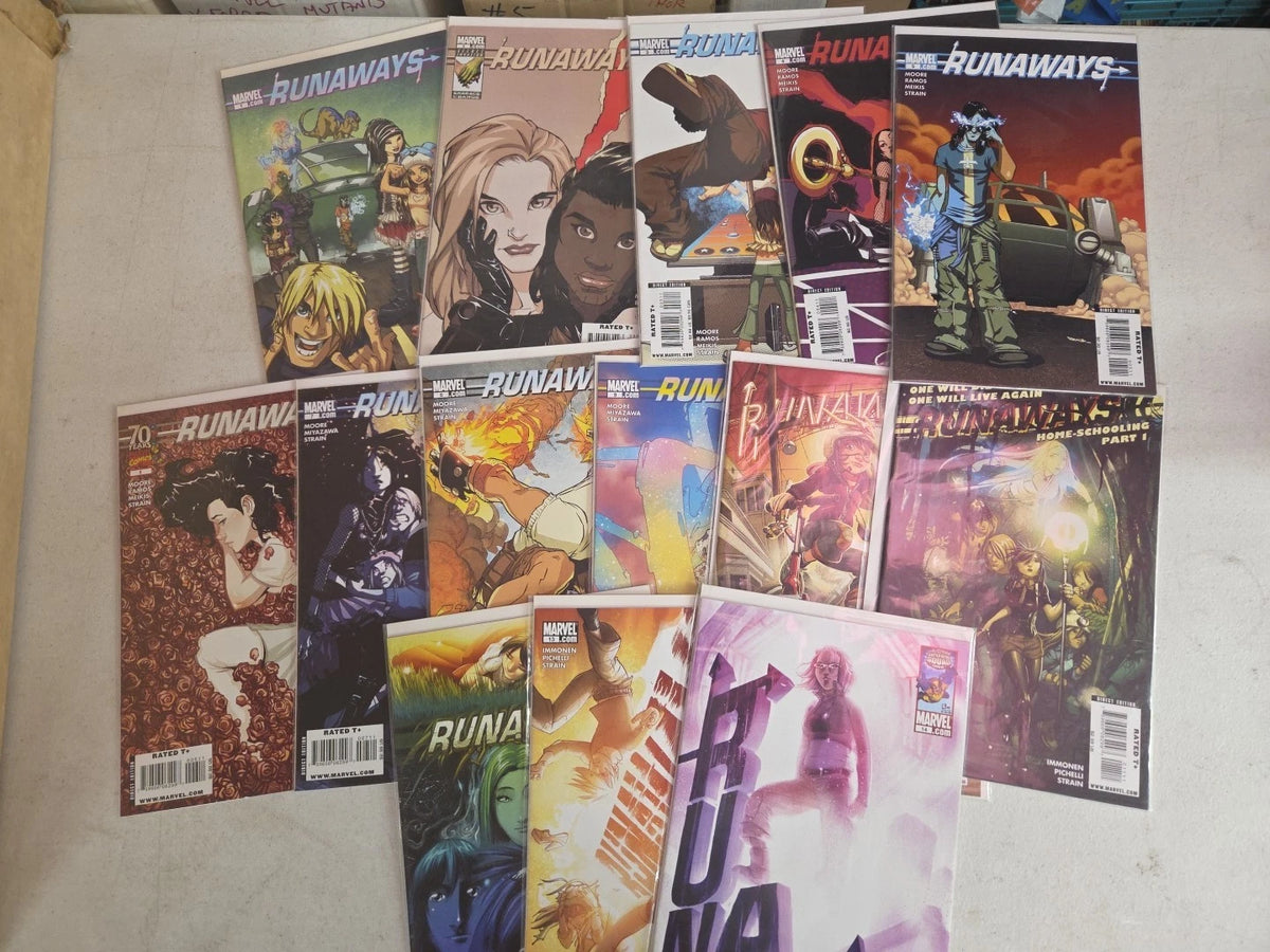 Runaways Marvel Comics Vol 3 #1-14 2008 Brian K Vaughan Adrian Alphona