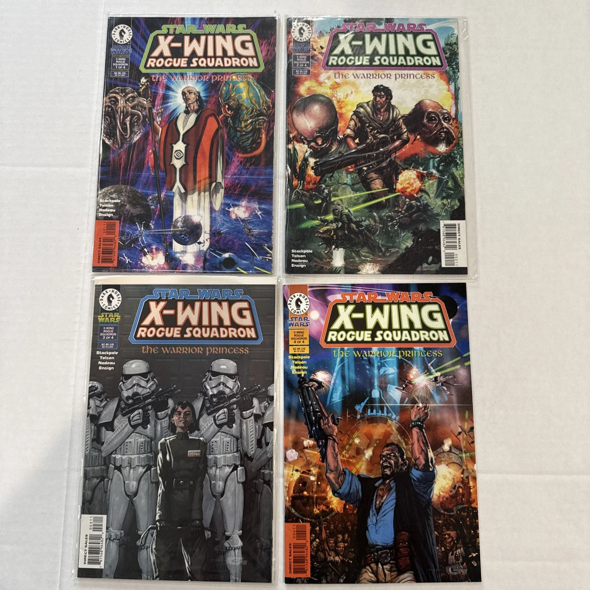 STAR WARS X-Wing Rogue Squadron Warrior Princess 1-4 (1996) High Grade Set