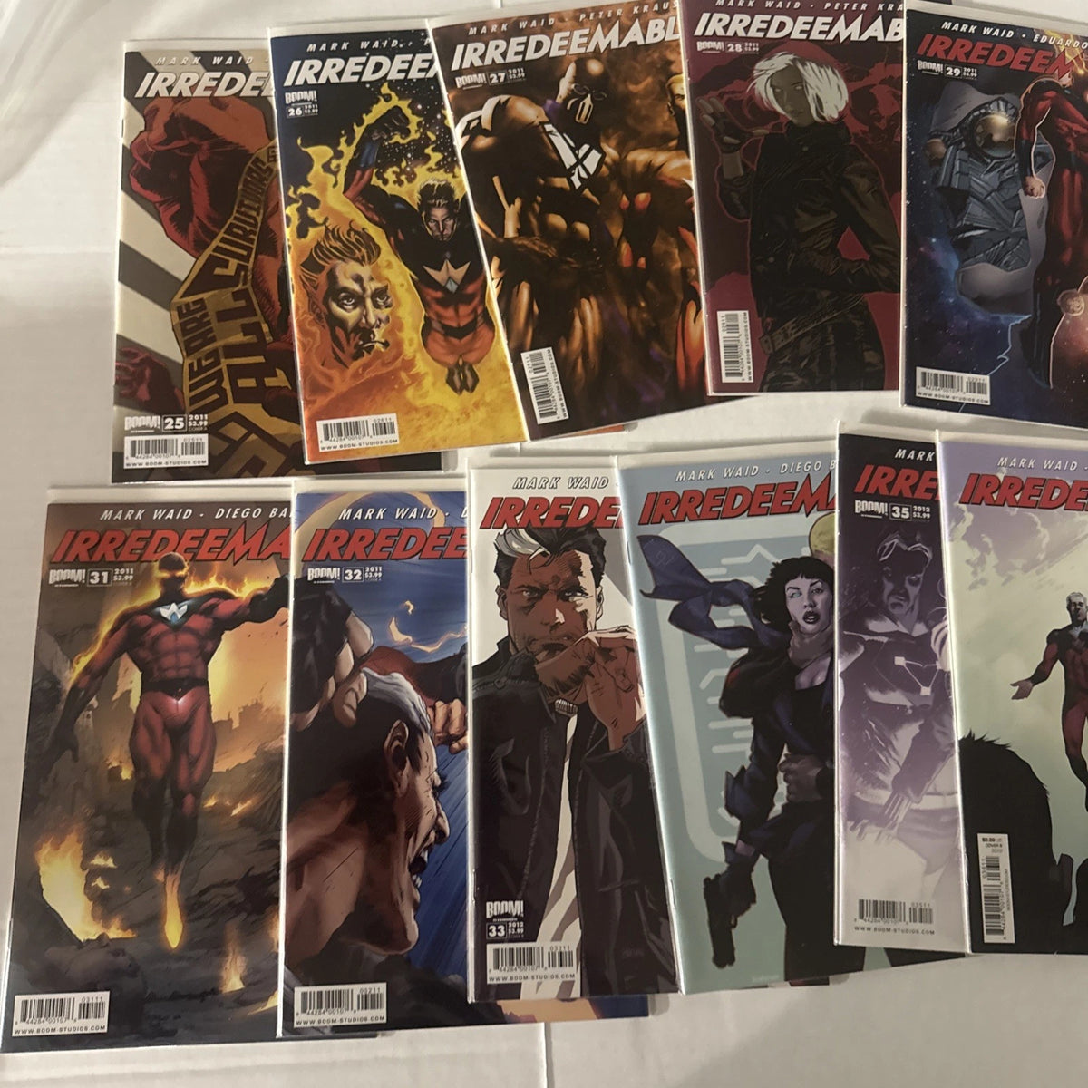 Irredeemable (Complete) From the 2009 Boom Studios 1-37 series, Set
