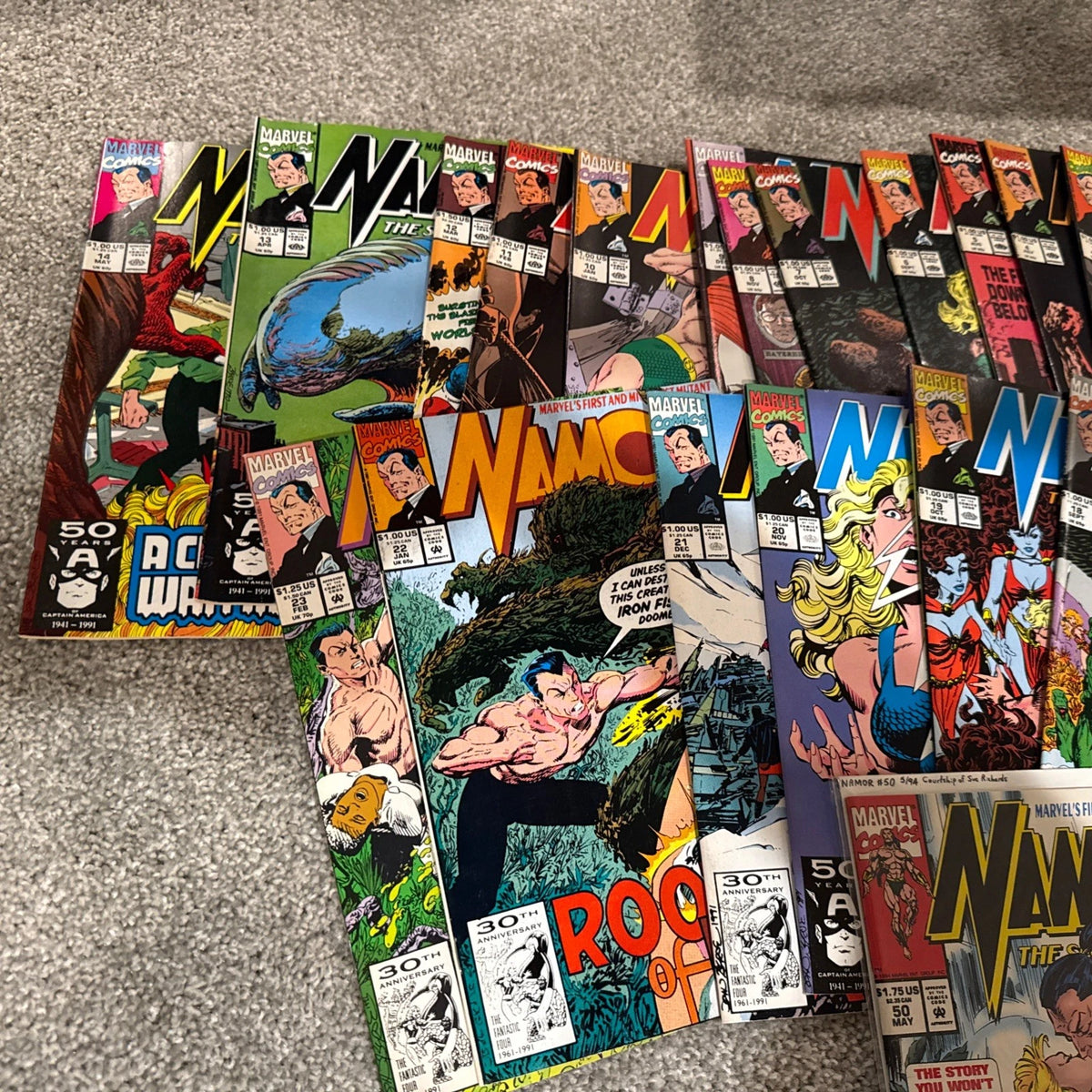NAMOR (1990 Marvel) -- #1-25 +#50