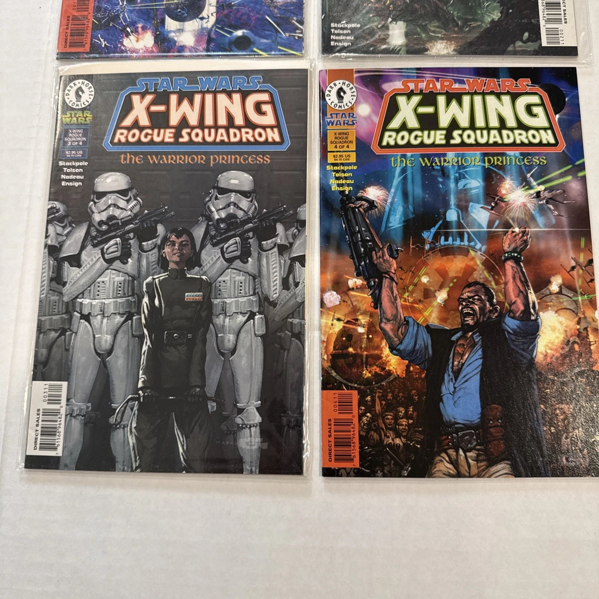 STAR WARS X-Wing Rogue Squadron Warrior Princess 1-4 (1996) High Grade Set