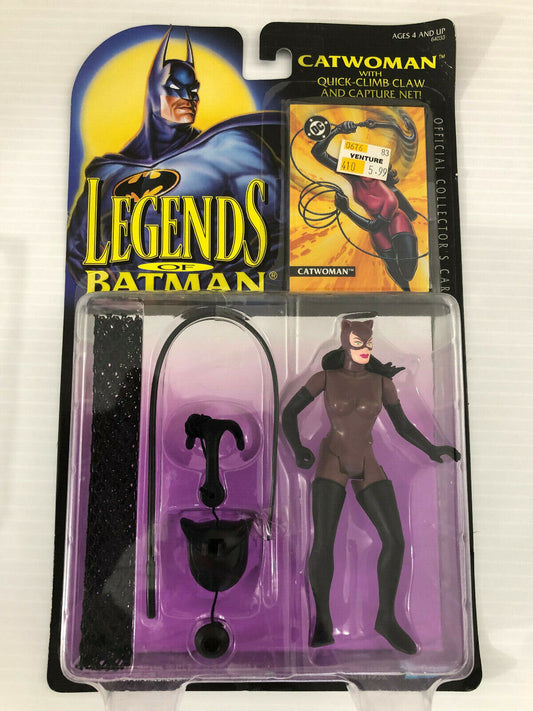 Catwoman Legends Of Batman Figure w/ Collector Card NIB Kenner 1994