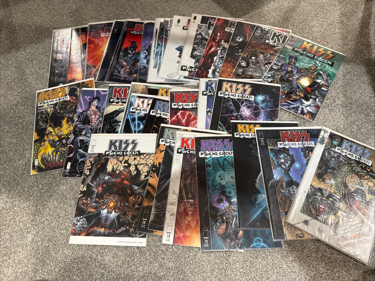 KISS PSYCHO CIRCUS #1-31 IMAGE COMICS 1997 HIGH GRADE SET (31)