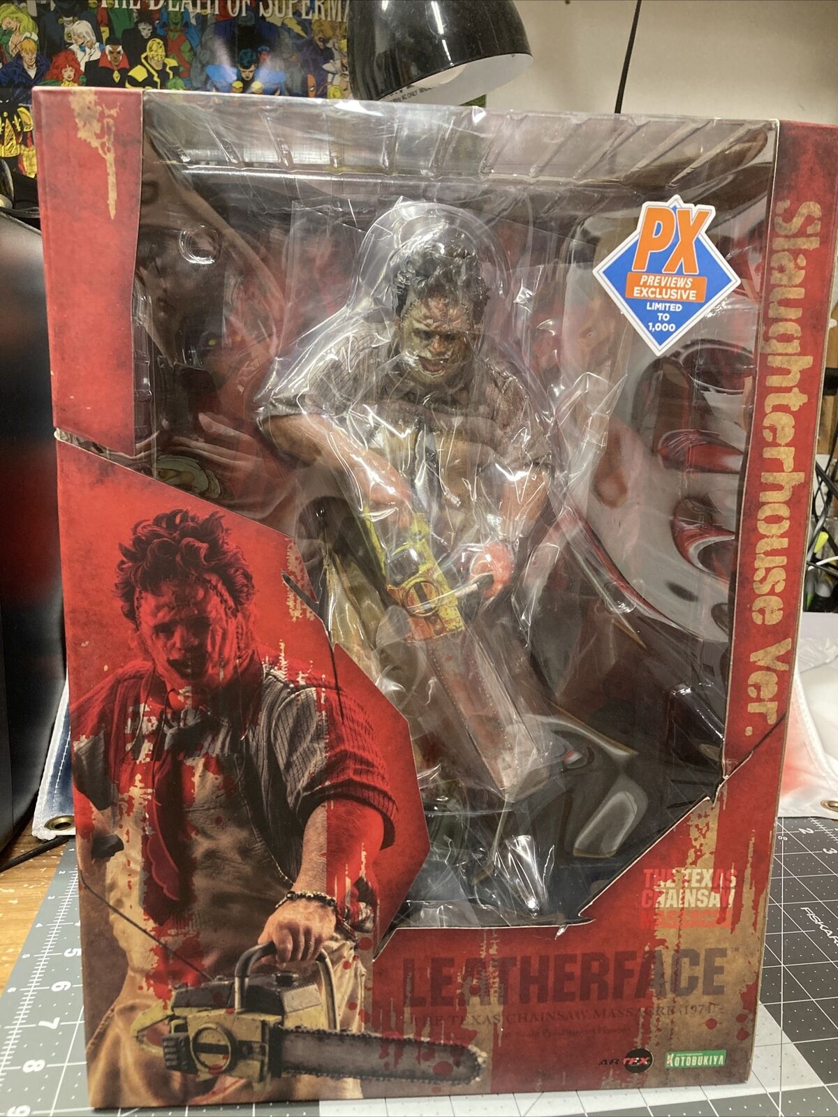 Kotobukiya ArtFx Texas Chainsaw Massacre Slaughterhouse Leatherface 1:6 Figure.