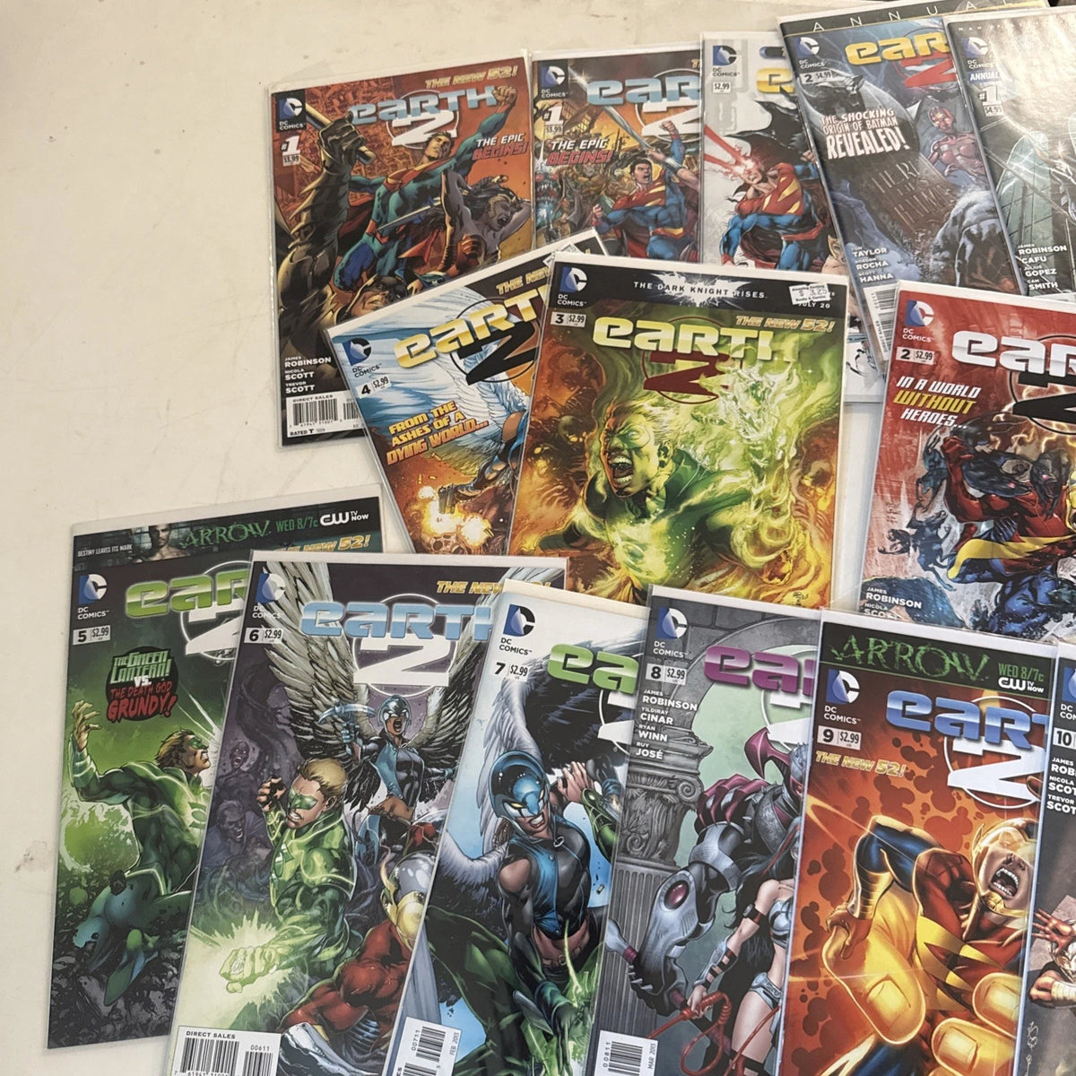 Earth 2 0-32 (missing #19) +15.2 Annual 1-2 +Future’s End Complete Set