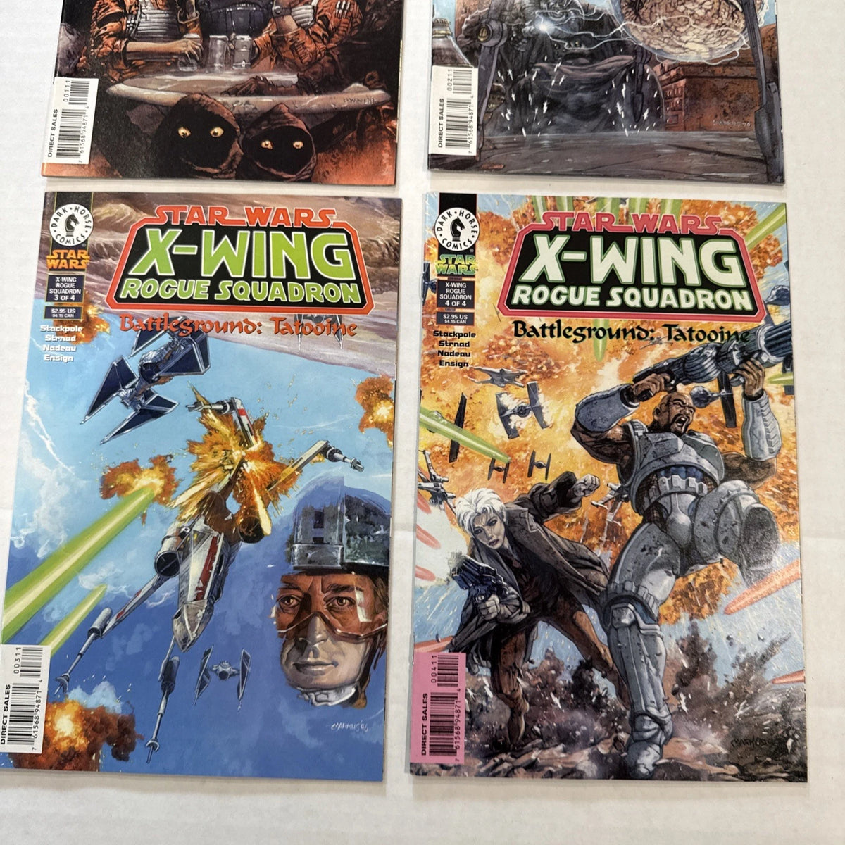 STAR WARS X-Wing Rogue Squadron Battleground Tatooine #1-4 Dark Horse VF/NM