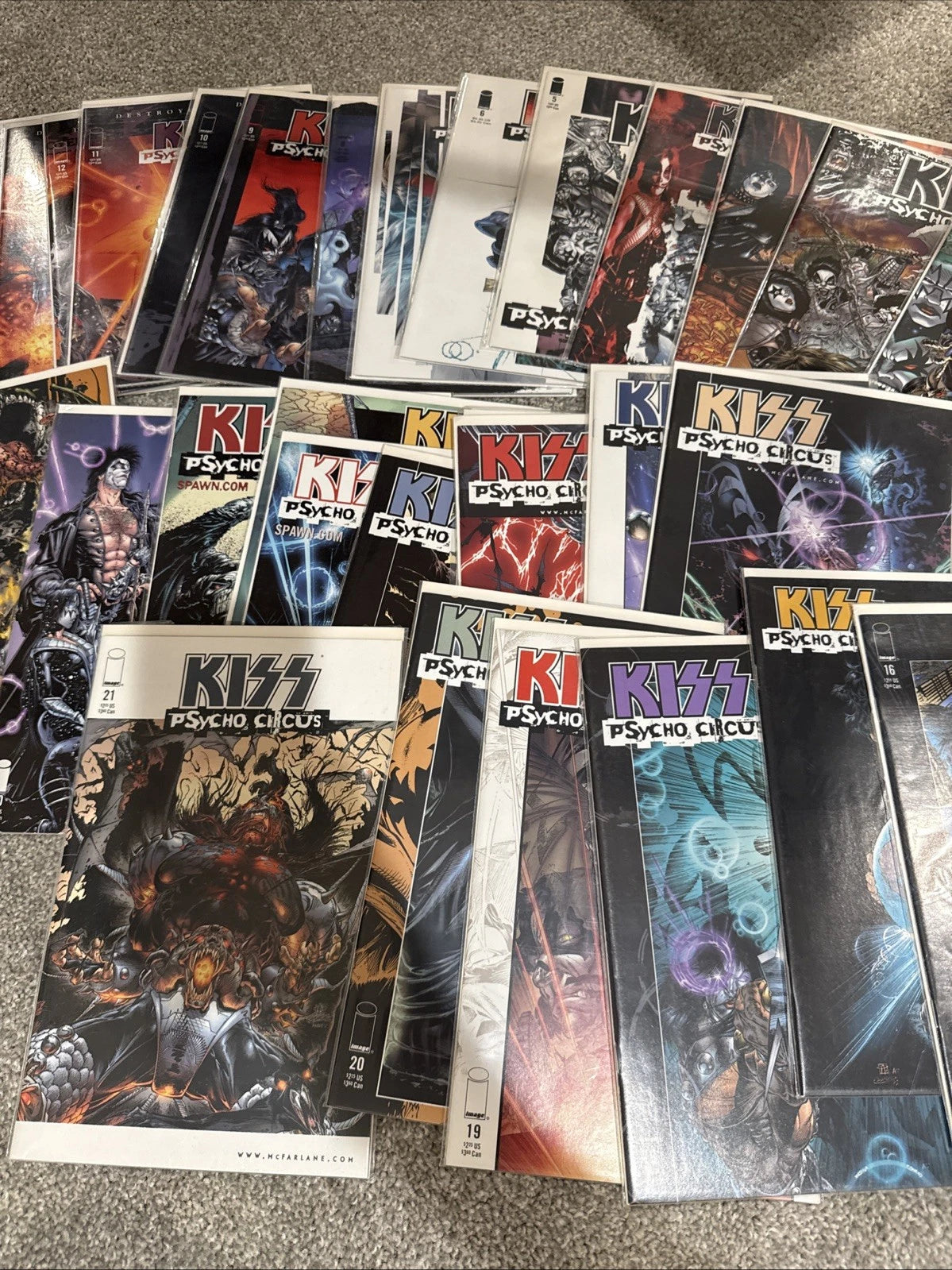 KISS PSYCHO CIRCUS #1-31 IMAGE COMICS 1997 HIGH GRADE SET (31)
