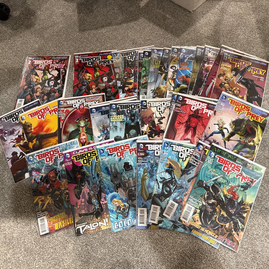 Comic Lot: BIRDS OF PREY: The New 52 1-32 (missing #12) +#1 Var Bagged & Boarded