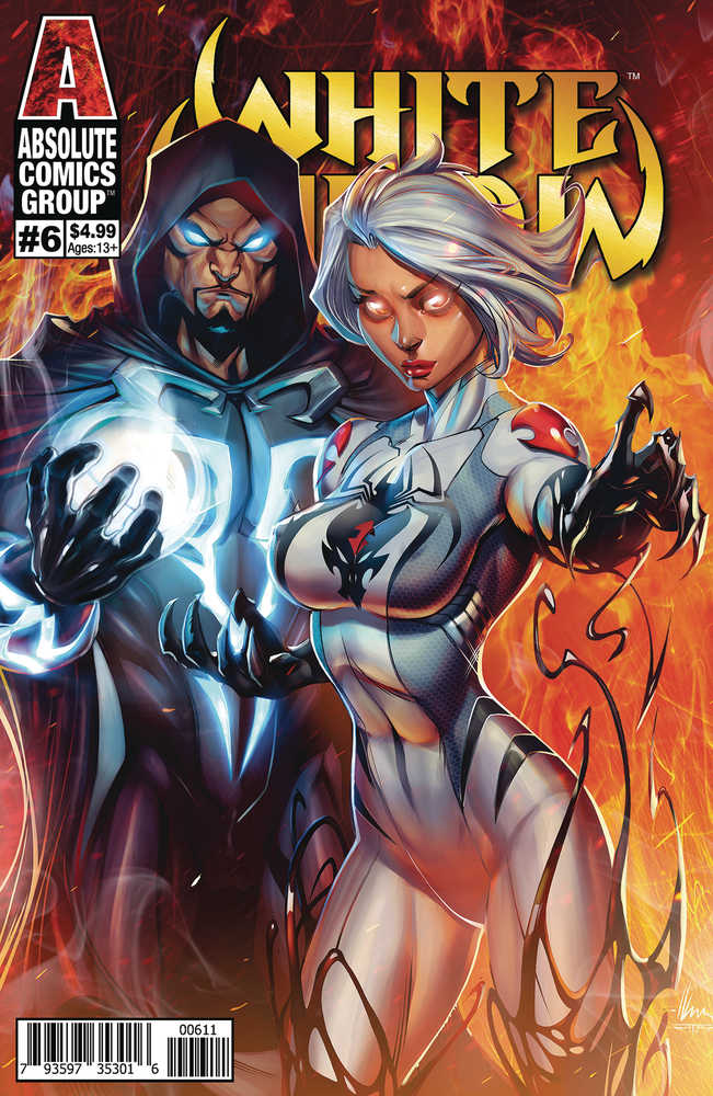 White Widow #6 Cover A Garza W Foil Logo