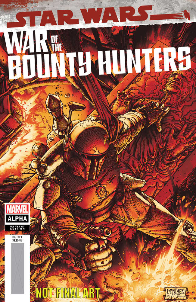 Star Wars War Bounty Hunters Alpha #1 Mcniven Crimson Variant