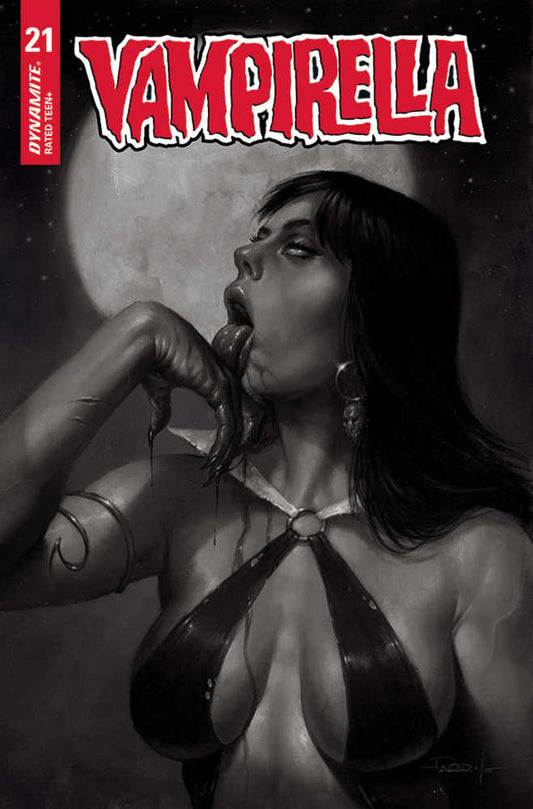 Vampirella #21 10 Copy Parrillo Black & White Variant Edition