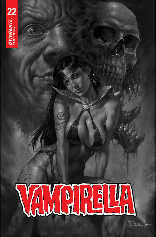 Vampirella #22 10 Copy Parrillo Black & White Variant Edition