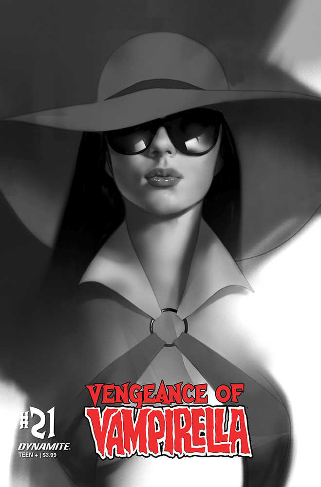 Vengeance Of Vampirella #21 Cover G 30 Copy Variant Edition Oliver Black & White