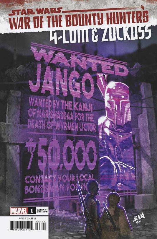 Star Wars War Bounty Hunters 4-Lom Zuckuss #1 Wanted Variant