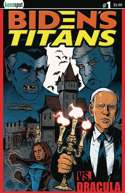 Bidens Titans vs Dracula Cover A Owen Gieni