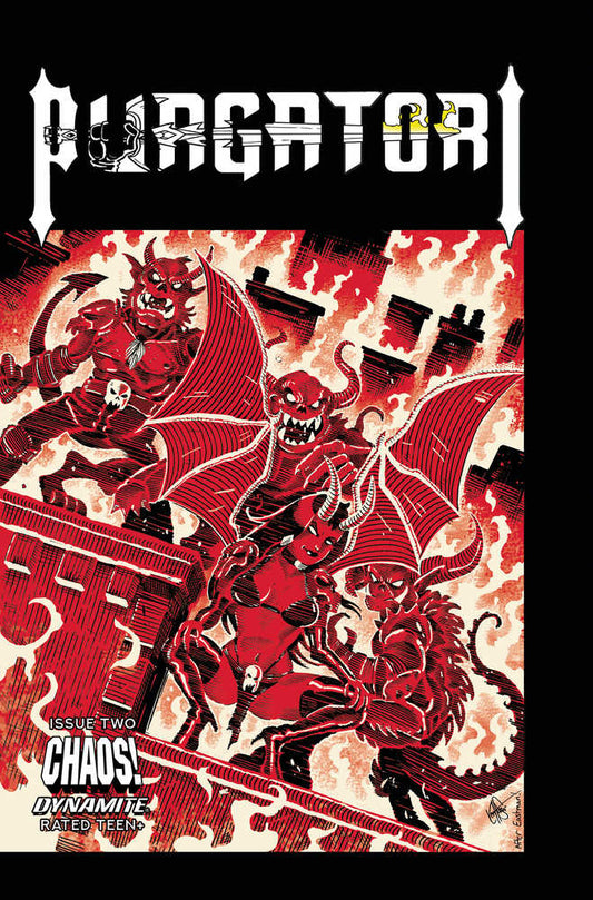 Purgatori #2 Cover J Foc Bonus Teenage Mutant Ninja Turtles Homage Haeser