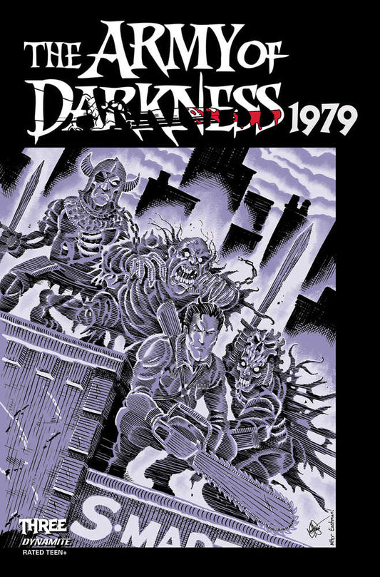 Army Of Darkness 1979 #3 Cover L Foc Bonus Teenage Mutant Ninja Turtles Homage Haeser