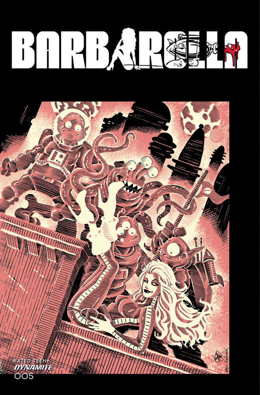 Barbarella #5 Cover M Foc Bonus Teenage Mutant Ninja Turtles Homage Haeser