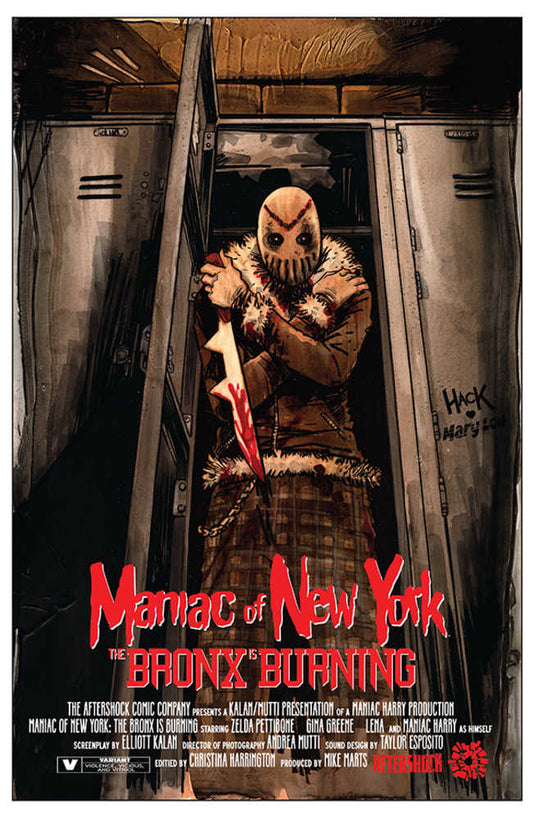 Maniac Of New York Bronx Burning #3 Cover B Robert Hack