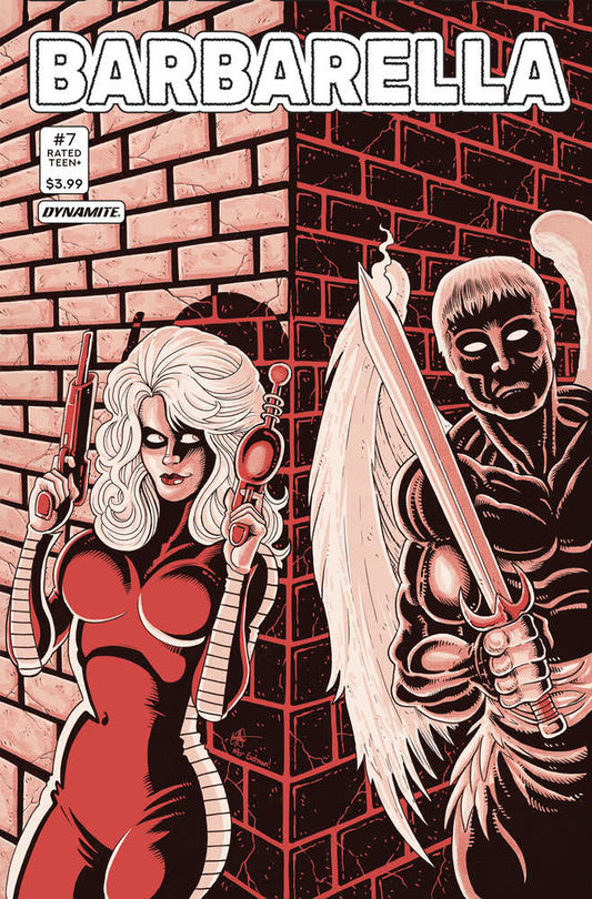 Barbarella #7 Cover L Foc Teenage Mutant Ninja Turtles Homage Haeser Original