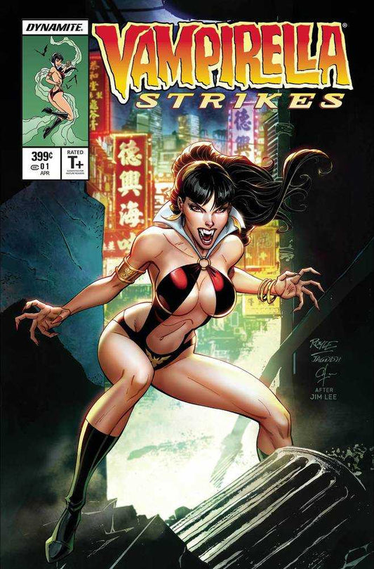 Vampirella Strikes #1 Cover Q Foc Bonus Jim Lee Homage