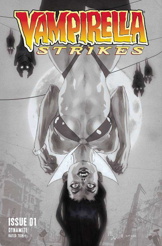 Vampirella Strikes #1 Cover S 7 Copy Foc Variant Edition Caldwell Black & White