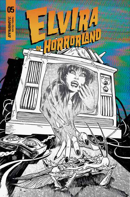 Elvira In Horrorland #5 Cover G 20 Copy Variant Edition Califano Black & White