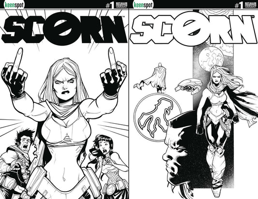 Scorn #1 Cover I 8 Copy Thonny Bb Lineart Variant