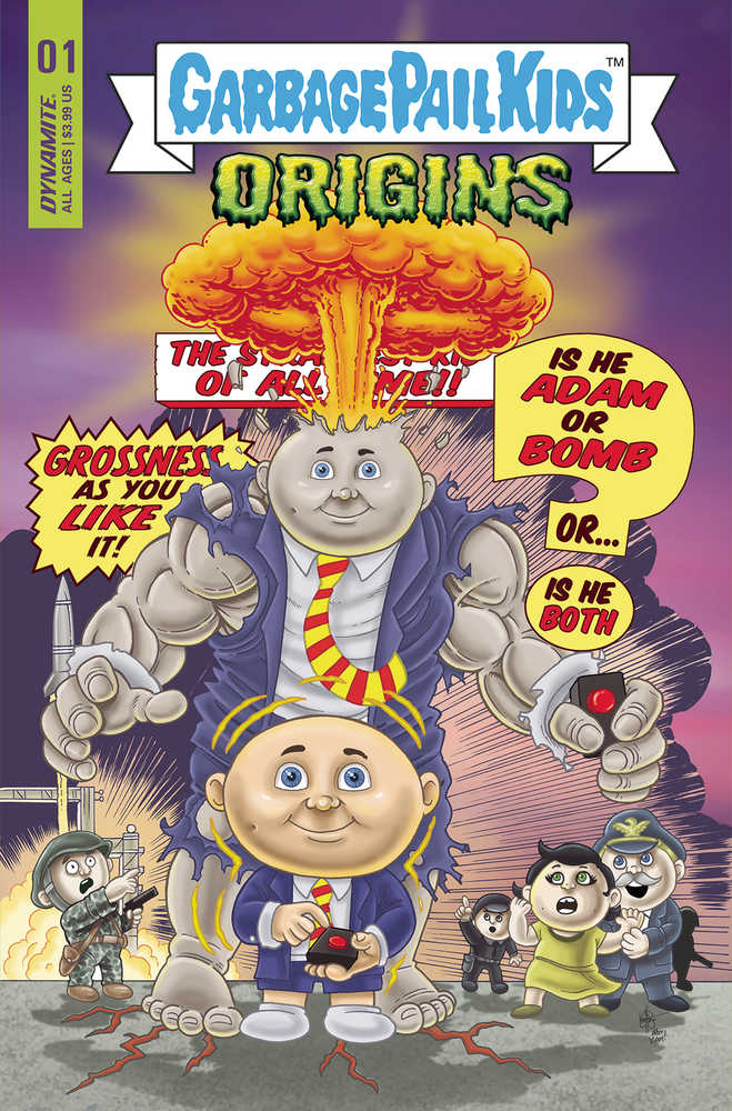 Garbage Pail Kids Origins #1 Cover M Foc Haeser Original