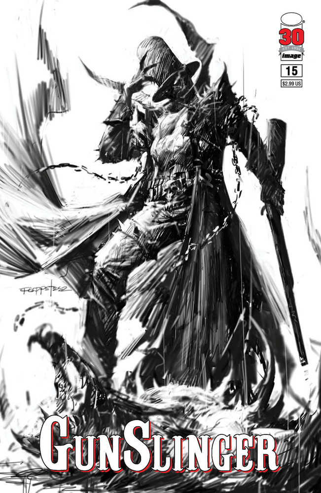 Gunslinger Spawn #15 Cover B Lee Sketch