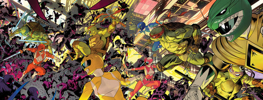 Mmpr Teenage Mutant Ninja Turtles II #1 (Of 5) Cover E Double Gatefold Variant Mora