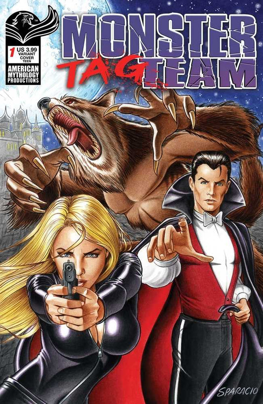 Monster Tag Team #1 Cover B Painted Sparacio